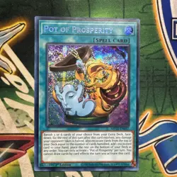 Yugioh! Pot of Prosperity MP22-EN037 Secret Rare 1st Edition NM - Image 1