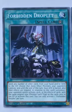 L26D-ENM13 Forbidden Droplet Common 1st Edition YuGiOh - Image 1