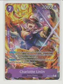 Charlotte Linlin - Alternate Art Rare One Piece Card EB03-034 R* - Image 1