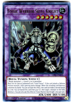 YuGiOh 2nd Haunting Card GFP2-EN129 Fossil Warrior Skull Knight - Image 1