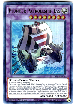 YuGiOh 2nd Haunting Card GFP2-EN128 Plunder Patrollship Lys - Image 1