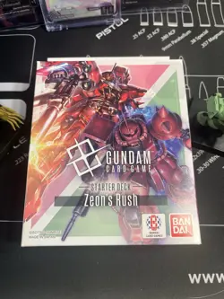 Gundam Card Game - ST03 Zeon's Rush Starter Deck - English - Brand New Sealed - Image 1
