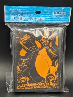Pokemon Card Charizard Deck Shield 64 Sleeves Pokemon Center Japan - Image 1