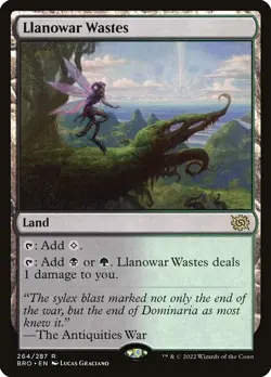 [MTG] Llanowar Wastes (264) (BRO) NM - Image 1