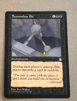 Bottomless Pit - Stronghold - MTG - Magic the Gathering - Image 1