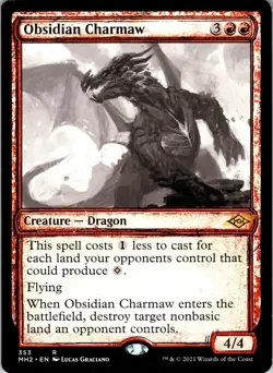 Obsidian Charmaw (Showcase) R Modern Horizons 2 353 NM - Image 1