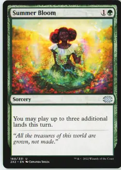 Summer Bloom 160 Uncommon Double Masters 2022 Near Mint - Image 2