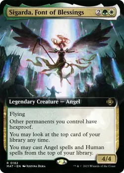 Sigarda, Font of Blessings (Extended Art) [March of the Machine: The Aftermath] - Image 1