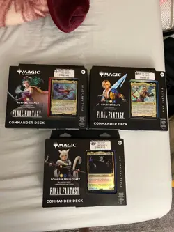 Sealed Magic The Gathering Final Fantasy Commander Deck Tidus + Terra + Yshtola - Image 1