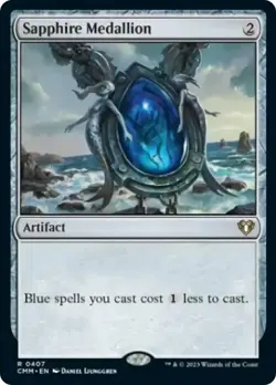 Sapphire Medallion (407) (Commander Masters) - Image 1