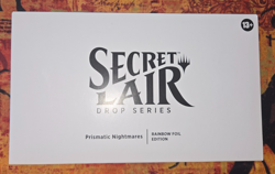 Magic the Gathering Secret Lair Prismatic Nightmares Rainbox Foil Edition Sealed - Image 1