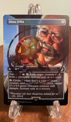 2x MTG Jurassic World Ixalan Borderless Emblem Foils Bundle - Image 2