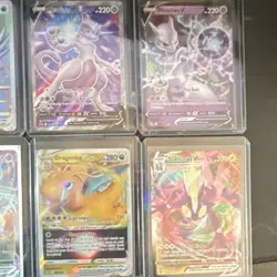 Pokemon V VMAX GX VSTAR Tag Team Lot 9 Holo Ultra Rare Mewtwo Dragonite - Image 3