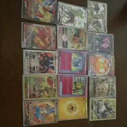 Pokemon Trading Card Game Mixed Lot - 16 Standard Card Stock Cards - Image 2