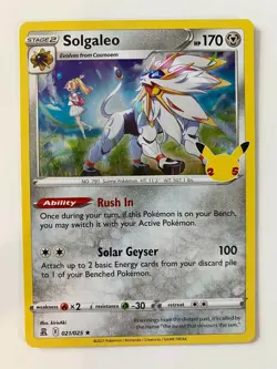 Solgaleo - 021/025 - Pokemon Celebrations - 25th Anniversary - NM/M! - Image 1