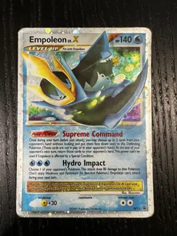 Empoleon LV.X DP11 Diamond And Pearl Black Star Promo Holo Rare Pokemon Card - Image 1