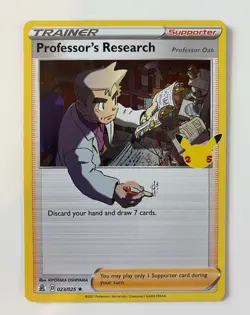 Professor's Research - 023/025 - Pokemon Celebrations - 25th Anniversary - NM/M! - Image 1