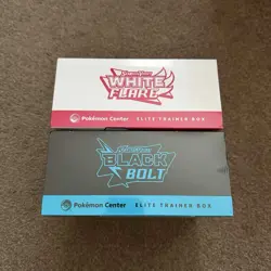WHITE FLARE + BLACK BOLT Pokemon Center ETB's | Sealed Pokemon TCG - Image 2