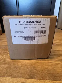 Pokemon TCG : First Partner Illustration Collection Sealed Case Of 6 Boxes - Image 1