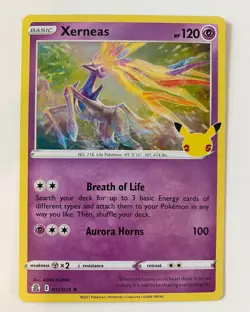 Xerneas - 012/025 - Pokemon Celebrations - 25th Anniversary - NM/M! - Image 1