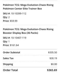 Pokemon TCG - Chaos Rising Pokemon Center ETB , PRESALE - SHIPS AROUND 5/25 - Image 2