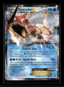 Pokemon 2016 BREAKpoint Gyarados-EX #26/122 - Image 1