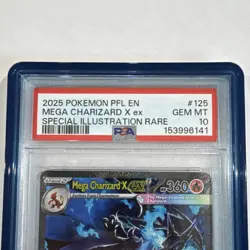 Pokemon Mega Charizard X ex Special Illustration Rare Holo 125/094 PSA 10 - Image 4