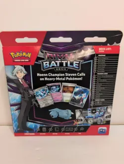 Pokemon Rival Battle Deck Steven Factory NIB - Image 2