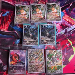 Lot of 8 Pokemon etb lot prismatic, N’s zekrom, surging sparks and more! Sealed! - Image 1