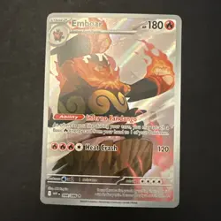 Pokemon TCG Emboar Illustration Rare Holo Sv: White Flare 098/086 180HP English - Image 1