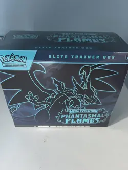 Pokemon Mega Evolution Phantasmal Flames Elite Trainer Box ETB Factory Sealed - Image 1