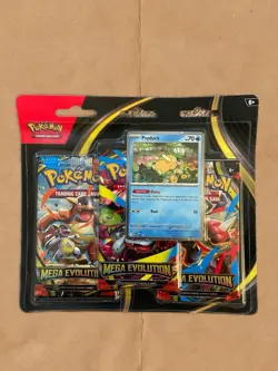 Pokemon TCG Mega Evolution 3-Pack Blister - Psyduck & Golduck - 6 Booster Packs - Image 2