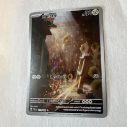 Pokemon Meltan 179/162 SV05 Temporal Forces Illustration Rare Holo 80 HP - Image 2