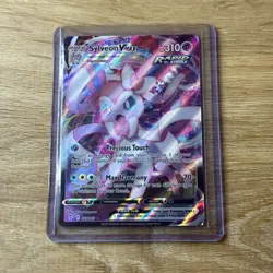 Pokemon Sylveon VMAX Holo Full Art Evolving Skies 75/203 NM - Image 1