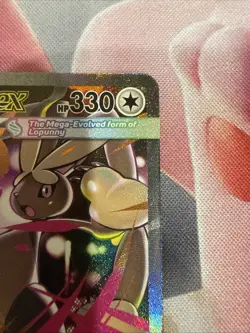 Mega Lopunny ex 128/094 SIR Full Art Holo Pokemon TCG Phantasmal Flames - Image 3