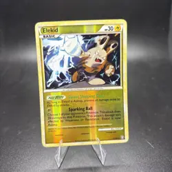 Pokemon Vintage Elekid Reverse Holo HS Triumphant 21/102 HP/DMG -c - Image 1