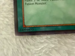 Yu-Gi-Oh! Polymerization #SDJ-036 1996 Magic Card - Image 5