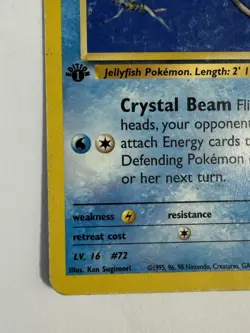Pokemon TCG Misty's Tentacool 57/132 - Gym Heroes - 1st Edition - WOTC - Image 5