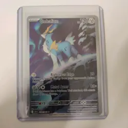 Pokemon TCG Illustration Rare Cobalion 144/086 Black Bolt Holo - Image 1