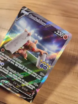 Pokemon Conkeldurr V (Alternate Full Art) Pokemon GO 074/078 Holo Ultra Rare - Image 5