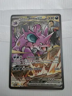 Pokemon Destined Rivals Team Rocket's Nidoking ex 233/182 SIR - Image 1