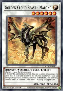 Golden Cloud Beast - Malong - 1st Edition CYAC-EN082 - NM - YuGiOh - Image 1