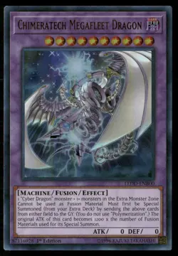 Chimeratech Megafleet Dragon Legendary Dragon Decks LEDD-ENB00 Yugioh LP - Image 1