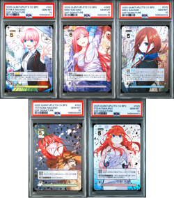 PSA 10 Quintessential Quintuplets Card Game Ichika Nino Miku Yotsuba Itsuki - Image 1