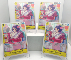 Charlotte Custard Playset - OP08-103 x4 - Two Legends - One Piece TCG - English - Image 1