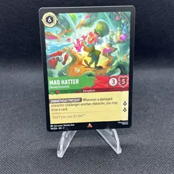 Mad Hatter Unruly Eccentric Disney Lorcana Archazia's Island EN7 Regular 94/204 - Image 3