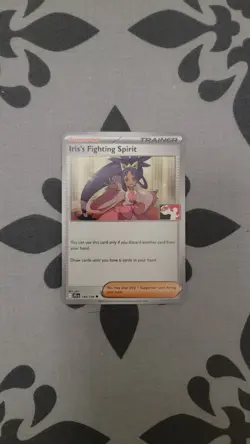 Iris's Fighting Spirit Pokemon Prize Pack Series 7 Promo Pokemon Card NM/LP - Image 1