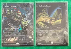 MTG TMNT 65 Card Lot-5 MYTHIC, 10 RARE, 20U, 30C) Ronin’s Arsenal Undercity P30 - Image 1