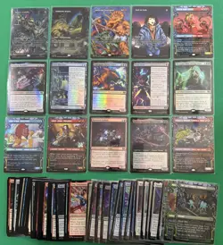 MTG TMNT 65 Card Lot-5 MYTHIC, 10 RARE, 20U, 30C) Ronin’s Arsenal Undercity P30 - Image 3