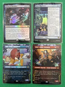 MTG TMNT 65 Card Lot-5 MYTHIC, 10 RARE, 20U, 30C) Ronin’s Arsenal Undercity P30 - Image 5